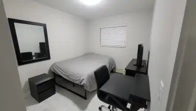 Available Now. A private, fully furnished bedroom with a shared washroom with one other female roomm...