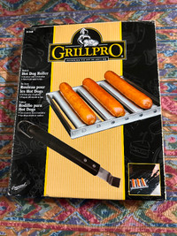 Brand New Stainless Steel Deluxe Hot Dog Roller for the grill
