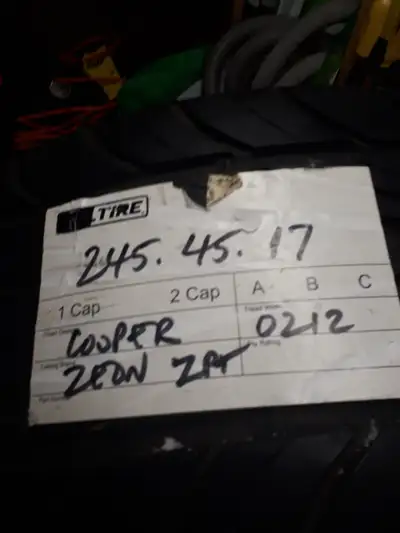 4- copper tires too wide for my car