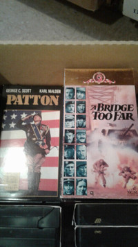 VHS  Patton et Bridge too far