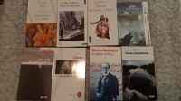 Livres de litterature francaise et quebecoise et romans cegep