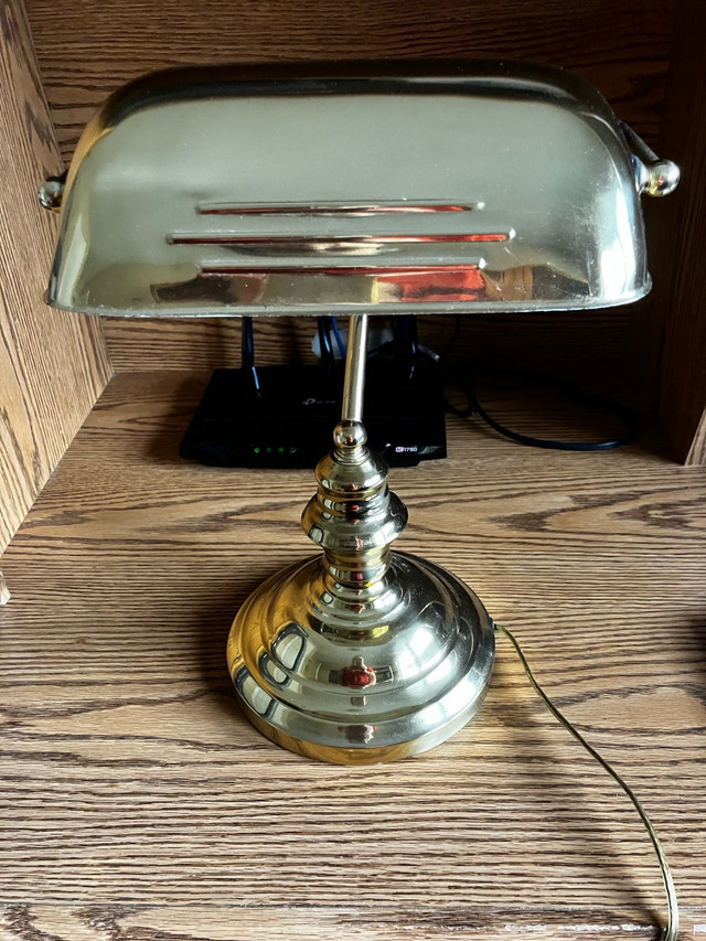 Desk Lamp-Brass in Other in Windsor Region - Image 2