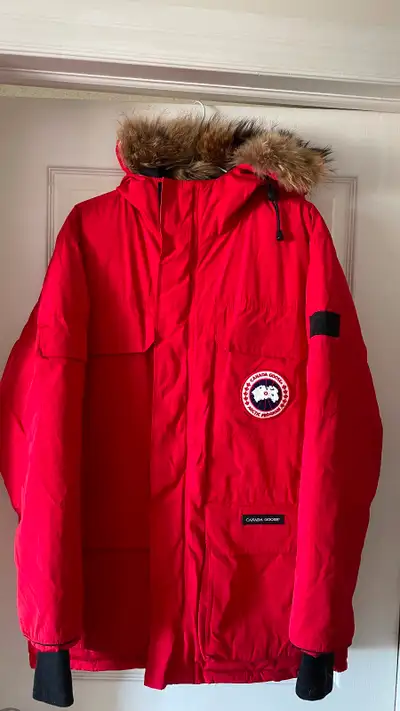 For sale, 4 Canada goose Winter parks (Red) L, M, S, XS., View more