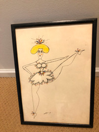 1978 Ballet Girl Art by Alanna Lane