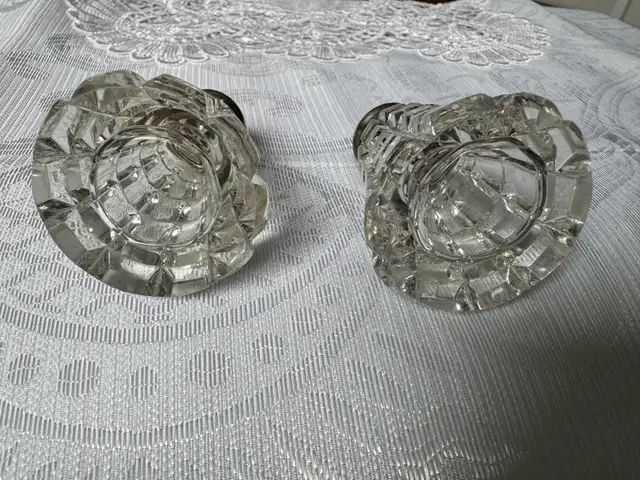 Antique Roden Bros Birks Xmas Tree Crystal Sterling Silver Salt in Arts & Collectibles in Markham / York Region - Image 6