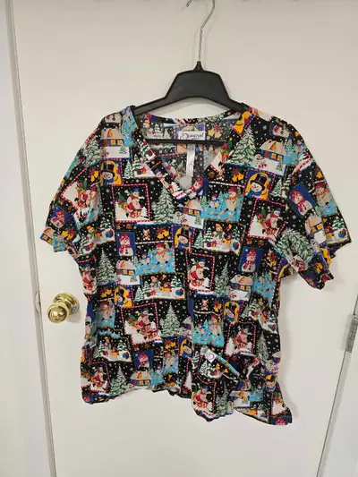 womens 3xl scrub tops, View more