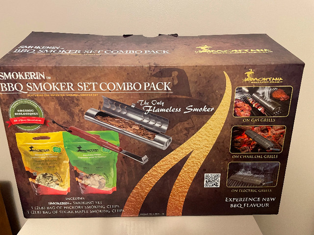 New Smokerin BBQ Smoker Set Combo Pack in BBQs & Outdoor Cooking in St. Albert