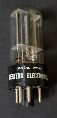 Western Electronics 6AX4GT Half-Wave Rectifier Vacuum Tube