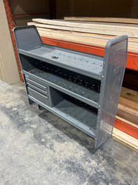 Van shelving w/drawers 