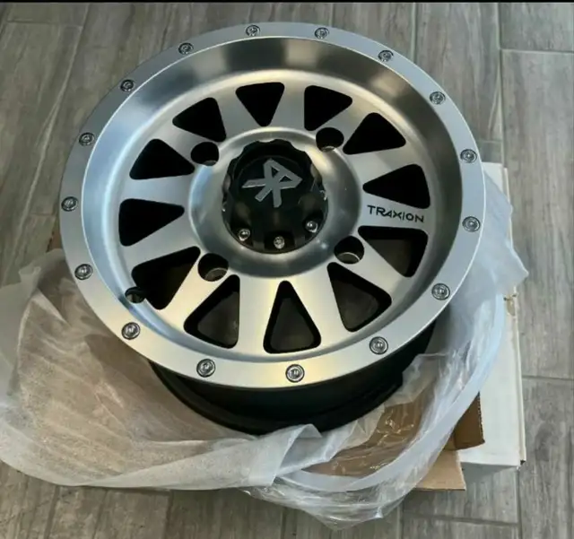 Polaris RZR Traxion X-5 Wheels 14" Rims 4/156 Pattern 6+1 Offset in ATV Parts, Trailers & Accessories in Guelph - Image 3