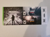 Metro Collection Microsoft Xbox One Unused Digital Codes