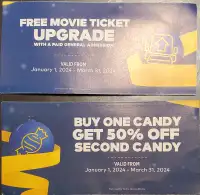 FREE Cineplex Candy Coupons