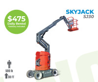Aerial Scissor Lift Rental - FREE DELIVERY AND PICKUP !