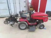 Yard Pro 18HP 44" Mower with 8HP Roto Tiller Attachment