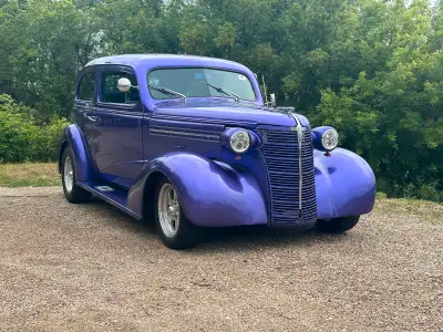 Beautiful 1938 Master Deluxe 2 door sedan, powered by a LT1 350 mated to a 4L60E and power transferr...