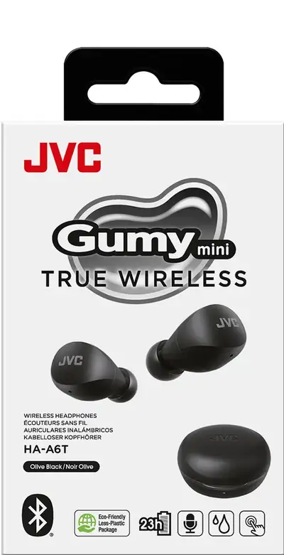 JVC HA-A6T-B Gumy Mini True Wireless Earphones, Bluetooth Sale!, View more