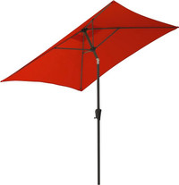 NEW CorLiving 6.5ft Square Outdoor Market Table Patio Umbrella