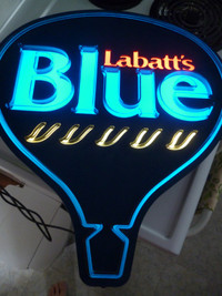 Labatt's Blue Hot Air Balloon Light up beer sign