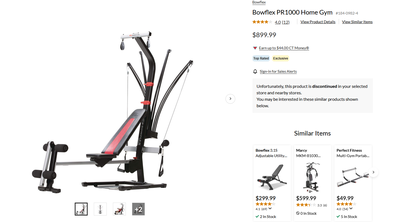 Bowflex PR1000 Home Gym, View more