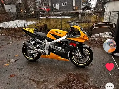 2003 Suzuki gsxr 750, She’s in perfect condition, still on the road having fun with her, super excit...