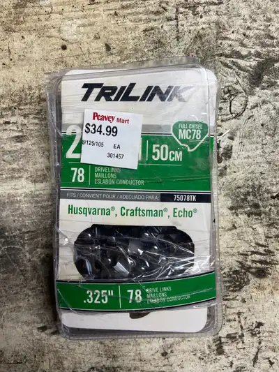 20” Chainsaw Chain, View more