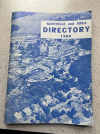 1968 Kentville Telephone Directory