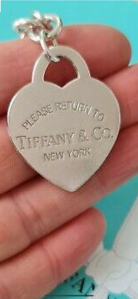 Tiffany 100% Authentic XL heart sterling silver bracelet