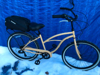I deliver! Women's Beach Cruiser Electric Bike