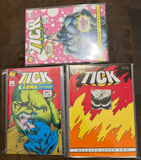 THE TICK COMICS LOT OF 21 CGC PSA TOYS FIRM 