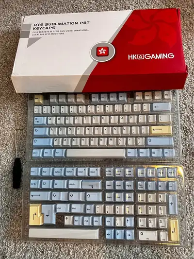 new HK Gaming Custom Keycaps, View more