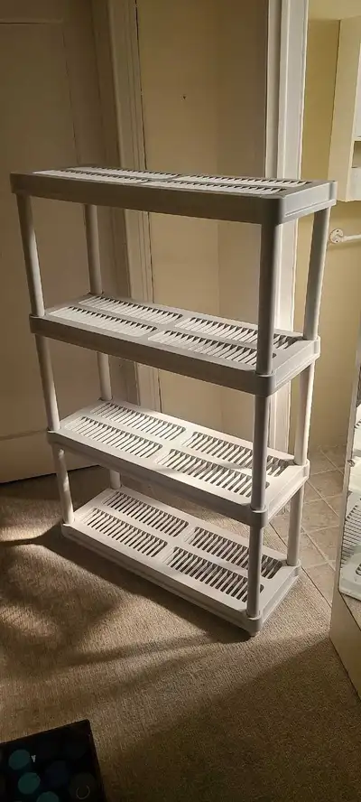 4-Level Shelf Unit - Very Clean, Like New Used indoors in a very clean home. Could be used in a gara...