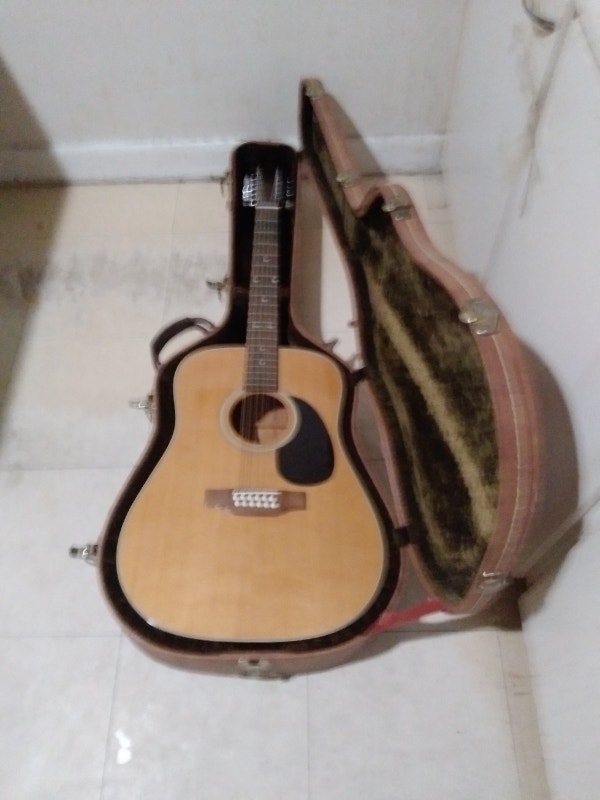 Sigma DM124 12 String Acoustic Guitar By C.F. Martin & Co W/HSC