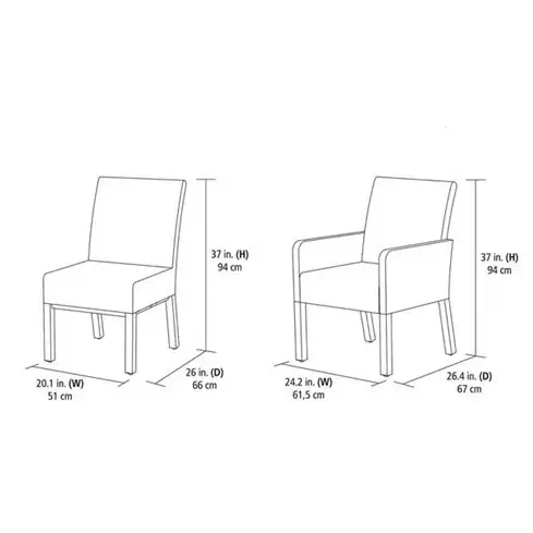 Better Home and Gardens Ellington Patio Dining Chairs (Set of 6) in Patio & Garden Furniture in St. Catharines - Image 4