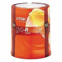 New TDK DVD-R 75 Pack Spindle Recordable. Disks 16X 4.7GB