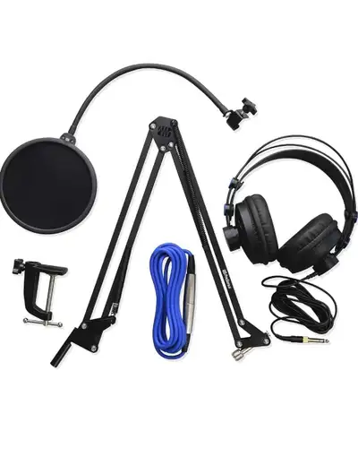 PreSonus Broadcast Microphone Stand Accessory Pack for XLR Mics, View more