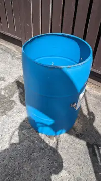 Outdoor 50-Gallon Water Storage Collection Barrel for Watering
