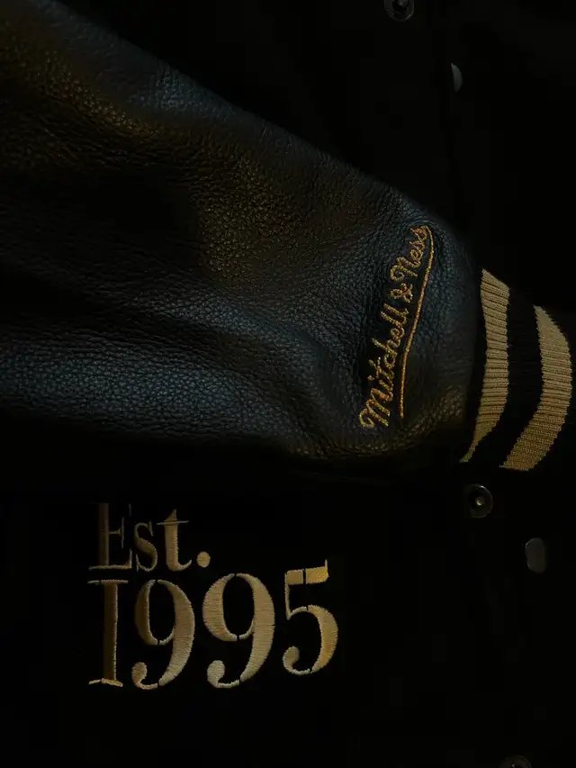 Toronto Raptors x Mitchell & Ness (HWC) Varsity Jacket in Men's in London - Image 9