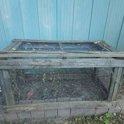 FREE Garden Vegetable Growing Cage with Lid 4 ft x 2ft x 2ftPick, View more