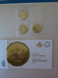 2016 Canadian Lucky Loonies - (Set of 3)