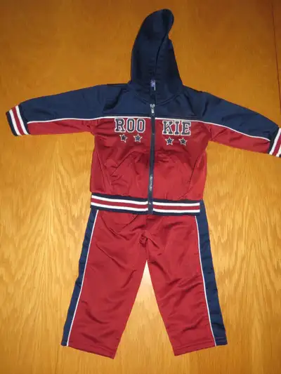 Boys 18 month - Size 2T clothing. Asking $15.00 for the lot. Picture #1 - Tracksuit 18 months Pictur...