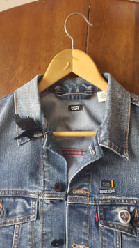 Levis Demin Jean Jacket M Blue From Skateboard Collection