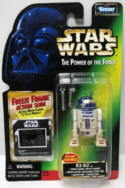 Star Wars: The Power of the Force "R2-D2" action figure by Kenner.