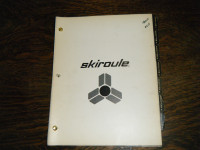 Skiroule340, 440, 447  1976 Snowmobile parts List Manual