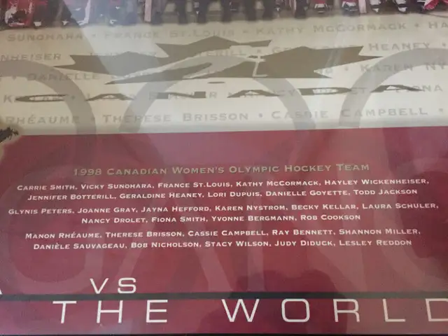 2 Photos laminé/wood laminated: hockey olympic 1998 in Arts & Collectibles in Edmundston - Image 5