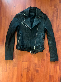 Aritzia Mackage Leather Jacket, Size XS