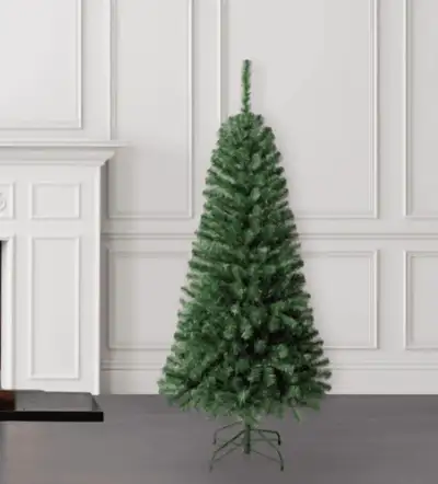 5 Feet Noble Spine Tree with Metal base Support, Sapin Noble Pine Christmas tree Heights 152m 5 Feet...