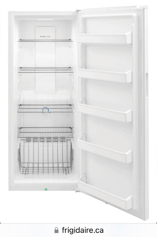 Frigidaire Upright Freezer white 6 months in Freezers in Ottawa - Image 3