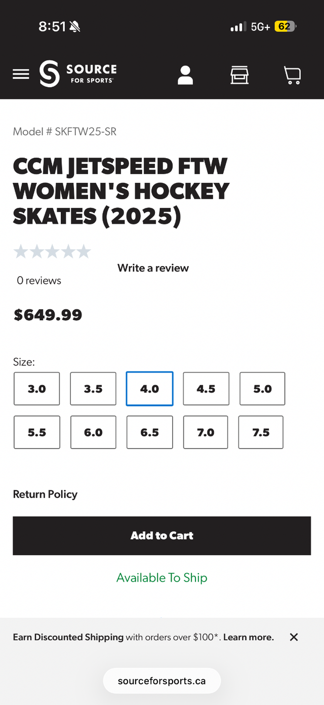 Women’s Hockey Skates