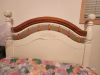 Single Bed and desk with mattress ( used) 