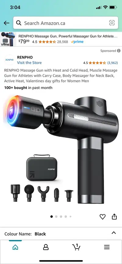 Selling a premium RENPHO Muscle Massage Gun – perfect for athletes or anyone looking for deep muscle...